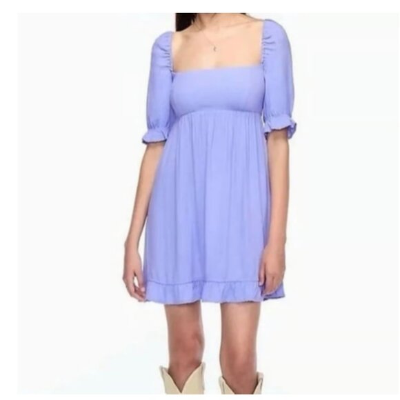Aritzia Wilfred Moorland Dress - Soft Iris Size Small - Picture 1 of 4